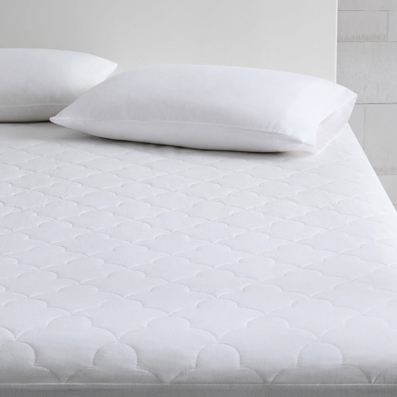 100% Cotton Mattress Pad - Prevents From Sliding Twin Xl Bedding Reduces Noise When You Move On
