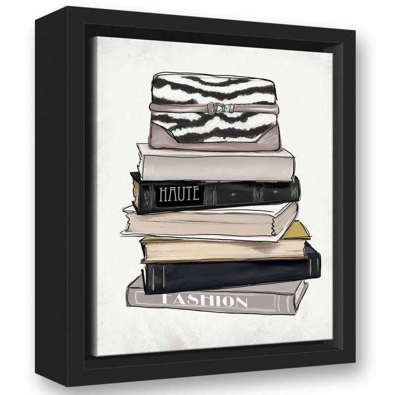 « mode book black stack », impression, H 10 po x l 8 po, Cadre noir
