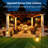12.5" Solar Powered Integrated LED Outdoor Lantern-119771521