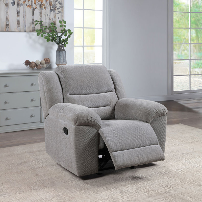 Fauteuil inclinable et oscillant gris Sebring