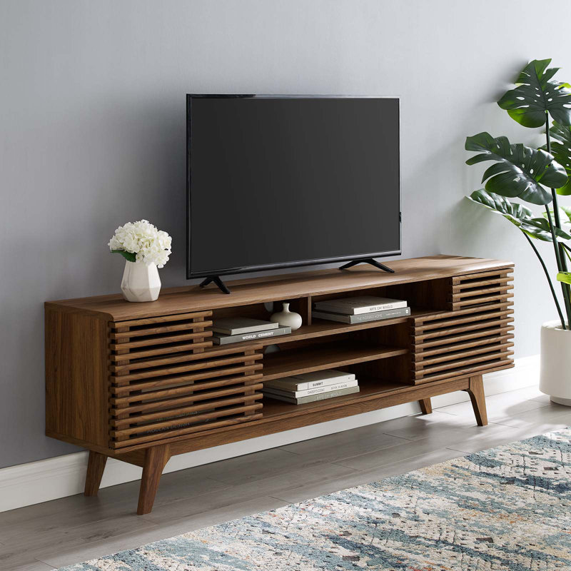 Meuble télé 71 po Render, Noyer