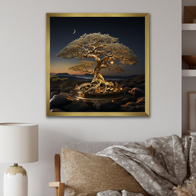 Bonsai force sur une impression sur toile