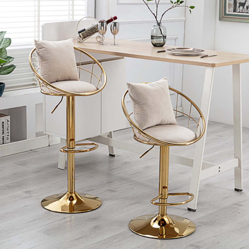 Tabouret Julliette, Blanc cassé