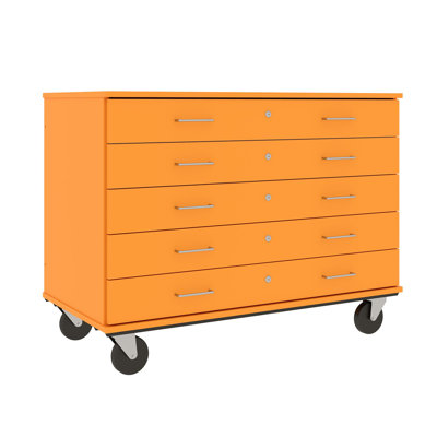 Armoire mobile à 5 compartiments avec roulettes