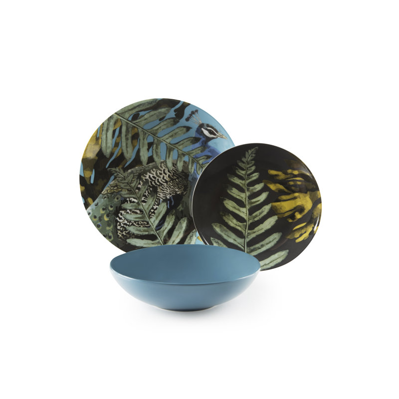 Madagascar Piece Dinnerware Set - Service for 6
