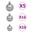Arbre de Noël artificiel vidaXL blanc 70,9 po PVC et acier et plastique