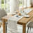14-Inch X 90-Inch Multi-Arm Woven Table Runner - Specially Designed For Restaurant Table Decoration, Adding A Sophisticated Ambiance To Your Dining Experience.