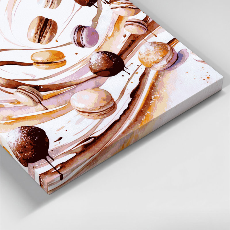 Art mural sur toile, Desserts, H 8 po x l 10 po