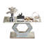 Miroir d'entrée hexagonal en cristal Sparkling