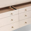 Console - Lin peint beige