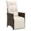Patio Bistro Set With Cushions Brown Poly Rattan-878186345-878186348