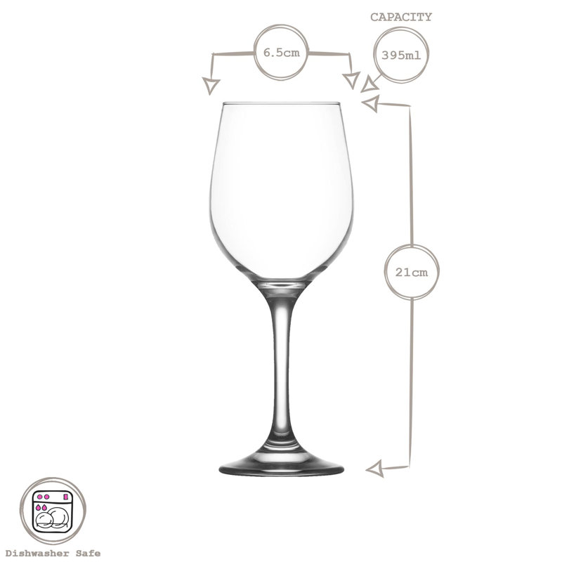 395ml Wine Glass Set