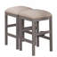 Rustic Dining Set Counter Height Dining Table W Storage Drawer Faux Marble Top Stools Light Grey Dining Room Furniture-114273130