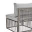 Chaise de patio avec coussins Adelfina