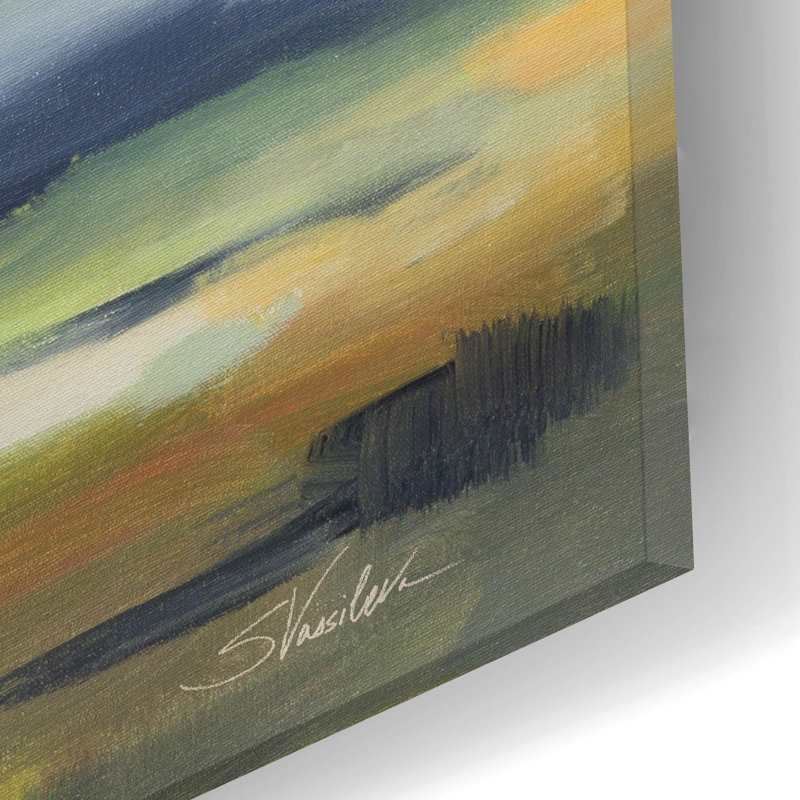  'Spring Sky' by Silvia Vassileva Acrylic Glass Wall Art, 48" x 24", 12" H x 24" W