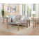Aston 21" Wide Rustic Industrial Solid Wood Concrete Like Finish Square End Table