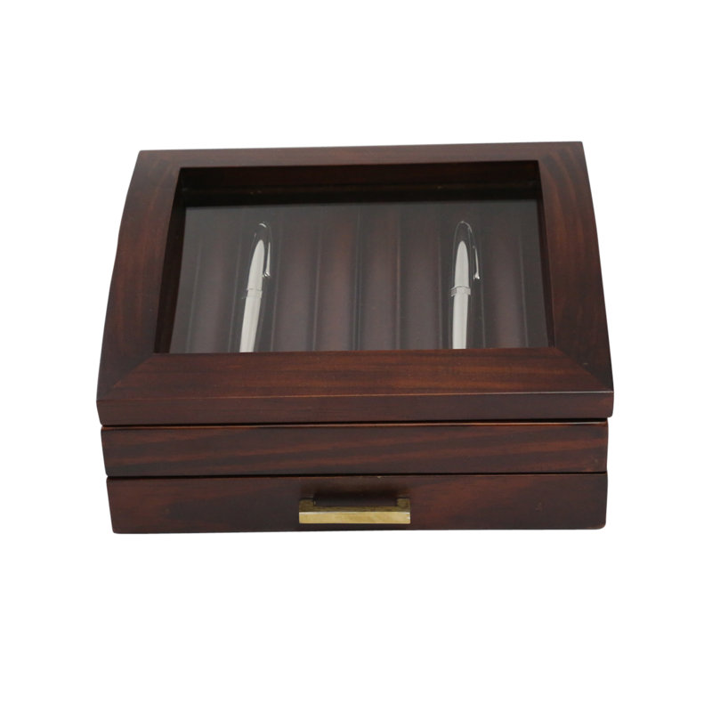 Boîte à stylos en bois de noyer Mcalexander