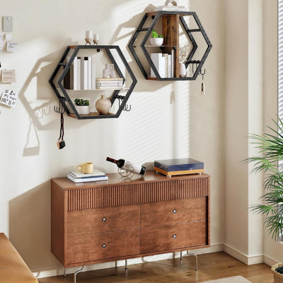 42cm H x 48cm W Metal Bookcase