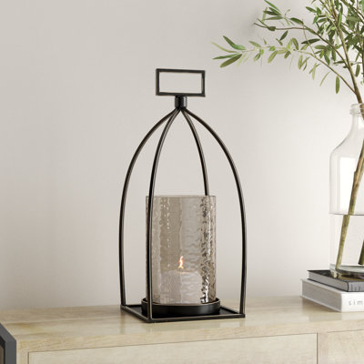 16'' H Tabletop Lantern with Candle Included