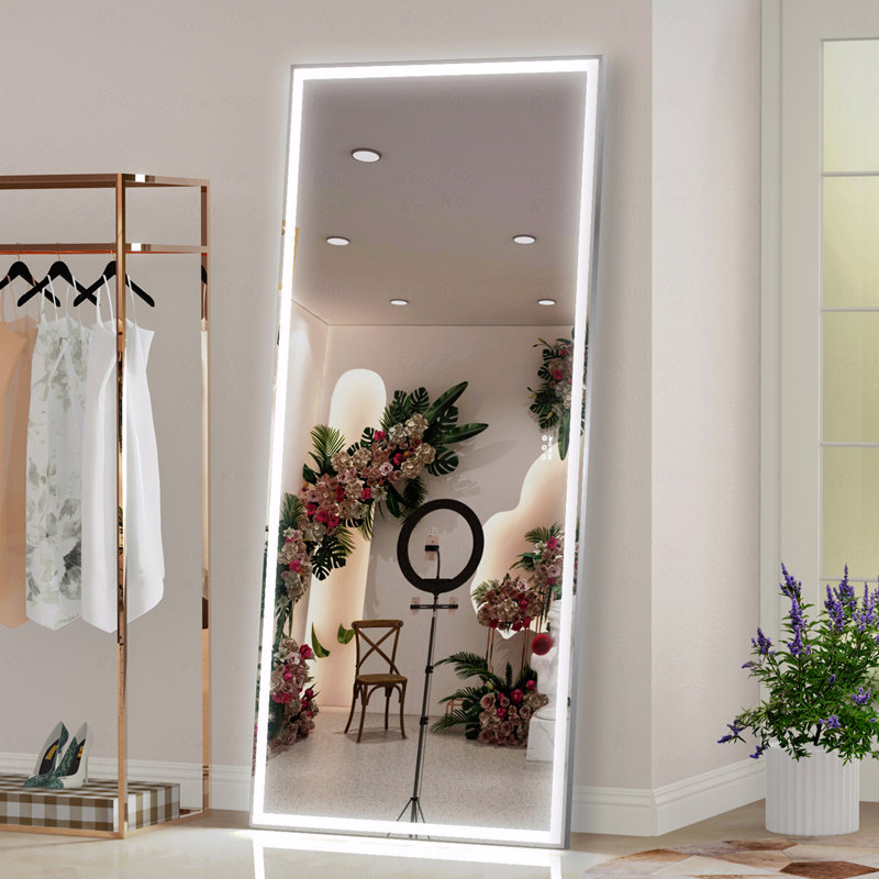 72x32 Inch Oversized LED Bathroom Mirror with 3 Color Lights