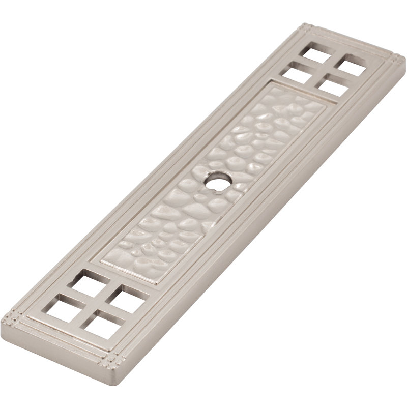 Plaque arrière pour artisanat, Nickel satiné