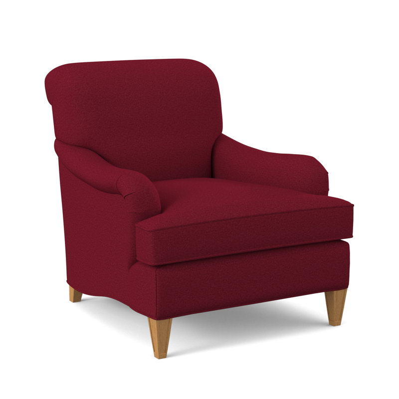 Fauteuil Bristol, Amber, Rouge Margaret