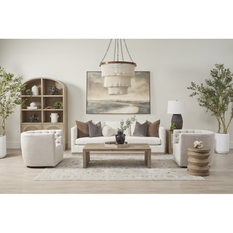 Floki 96'' Square Arm Sofa with Reversible Cushions