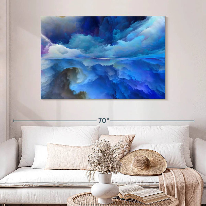 Avery Abstract Sky, 32" H x 48" W