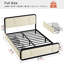 Lit plateforme capitonné en velours Dorrough-1308040333-1298385658