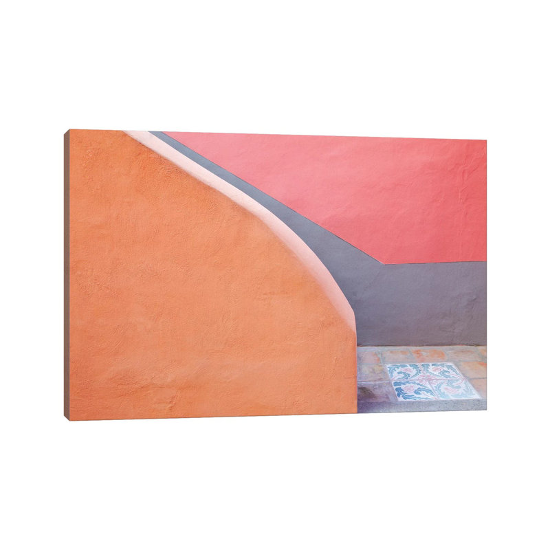 Italy, Procida. Stairwell And Wall. by Jaynes Gallery - Wrapped Canvas Gallery-Wrapped Canvas Giclée, 20.32 cm H x 30.48 cm W