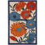 Tapis intérieur / extérieur multicolore à motif floral Alaris Aloha-21447238