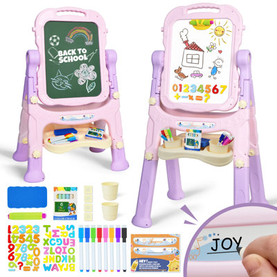 Joyooss Art Easel For Kids Adjustable Toddler Easel Stand For Painting Joy101