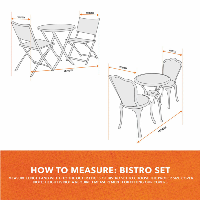 Basics Outdoor Patio Dining Set Cover
