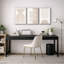 "Mid-Century Modern Boho" Duotone Beige Abstract Lines-119460498-73227861