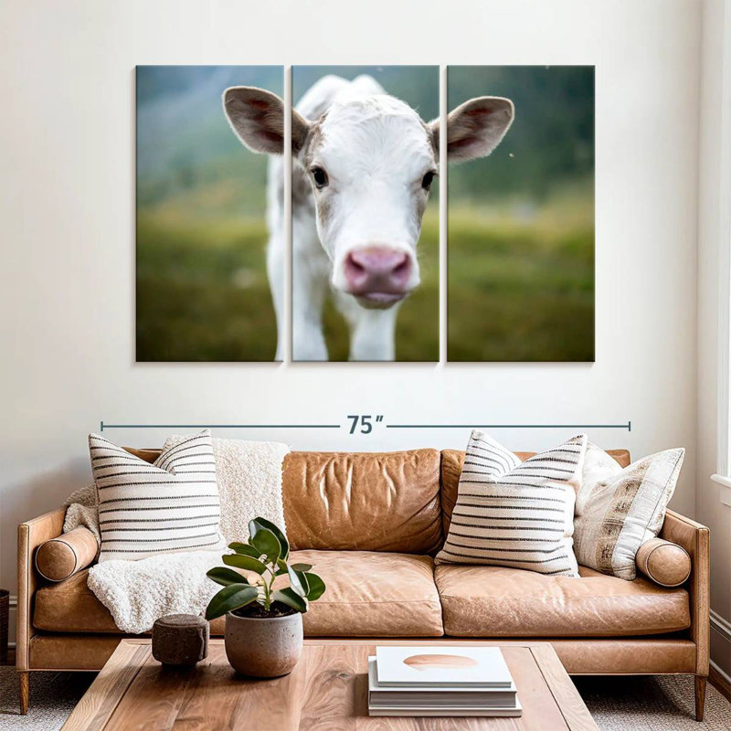 Small Cow, 42" H x 65" W
