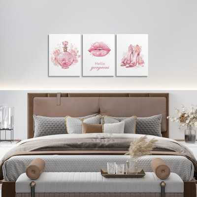 3 Piece Wrapped Canvas Wall Art
