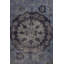 Distressed Homage Hand Knotted Wool Floral Area Rug-2061565386