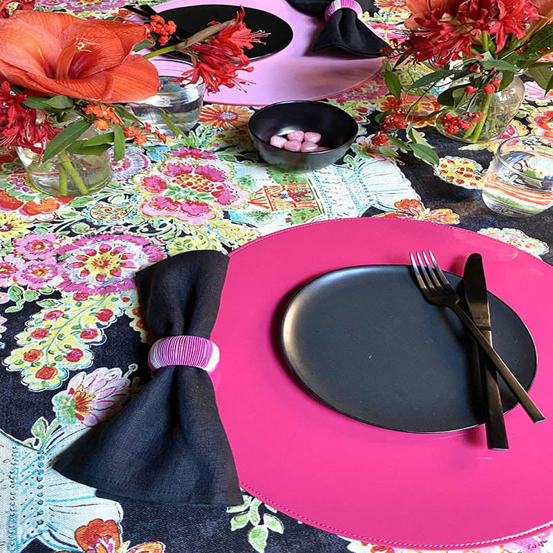 Patent Reversible Placemats - Green & Sage, Green/Sage