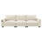 Sectional Sofa with Bluetooth Speaker, Comfy Cloud Couch Set with Drop Down Table, Cup Holders, USB Charger-486832554
