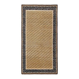 Rug & Kilim’S Classic Style Tiger Rug In Gold With Brown Stripes