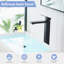 Robinet à poignée simple à un trou avec drain escamotable pour lavabo de meuble-lavabo