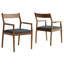 Ensemble de 2 chaises de salle à manger en tissu Solara-105770582-105770584