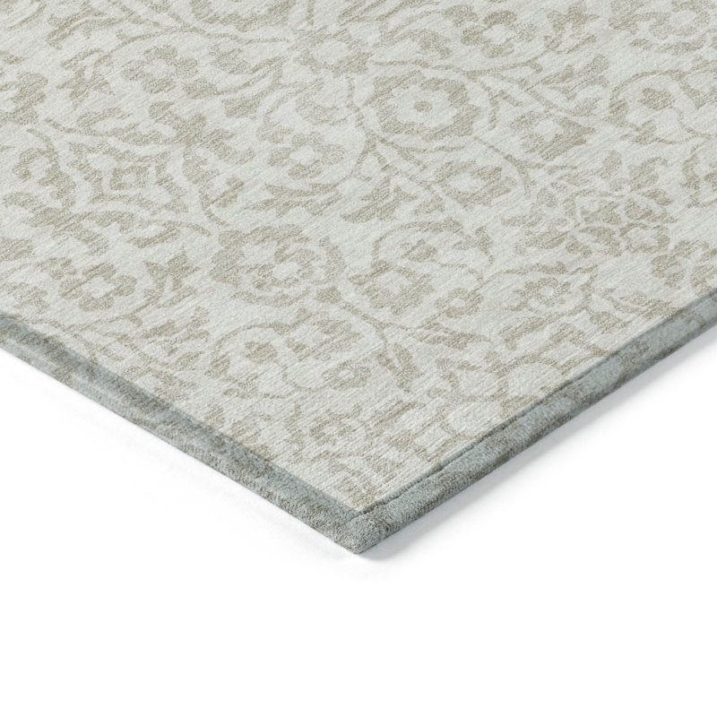 Floral Indoor / Outdoor Rug, Rectangle 3' x 5'