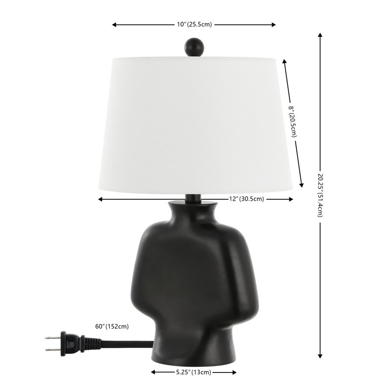Lampe de table en résine Kei