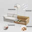 Canapé modulaire Cloud, canapé rembourré en duvet, canapé de salon modulaire, style minimaliste moderne, housse de canapé amovible et lavable, tissu chenille, fonction de rangement