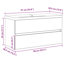90mm Single Bathroom Vanity with Basin