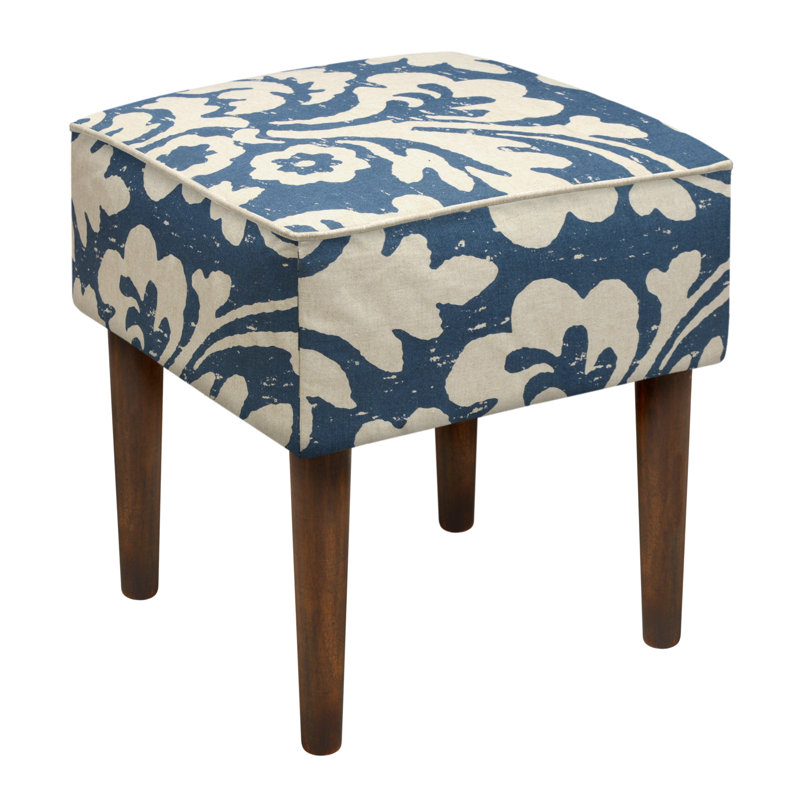 Tabouret de coiffeuse Tolman, Bleu marine