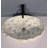 QieRao 16'' Marble Ceramic Oval Bathroom Sink