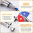 Magnetic Single-Handle Pull-Out Sprayer Kitchen Faucet With Deckplate And Water Supply Line-105341317