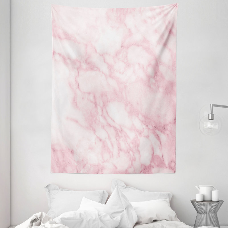 Tapisserie en polyester et marbre, H 80 po x l 60 po